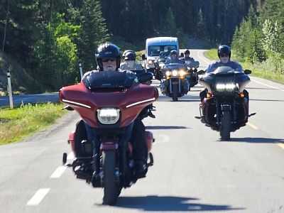 Riding Icefields Parkway